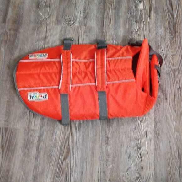 Outward Hound Granby Splash Orange Dog Life Jacket, Medium NWOT - Picture 2 of 10
